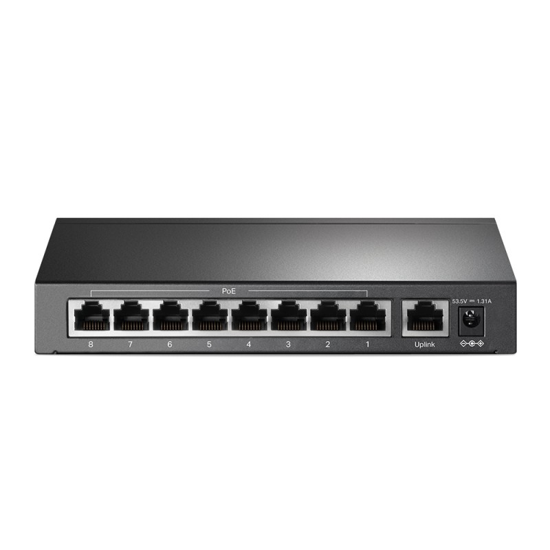 TP-Link - TL-SF1009P - 9-Port 10/100 Mbps Desktop Switch with 8-Port P - 209710 - 3