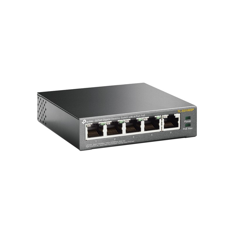 TP-Link - TL-SG1005P - 5-Port Gigabit Desktop Switch with 4-Port PoE - 209713 - 2