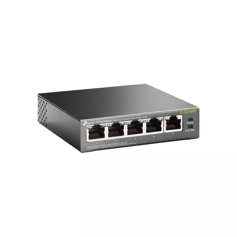 TP-Link - TL-SG1005P - 5-Port Gigabit Desktop Switch with 4-Port PoE - 209713 - 2