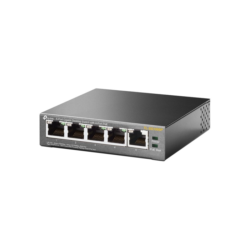TP-Link - TL-SG1005P - 5-Port Gigabit Desktop Switch with 4-Port PoE - 209713 - 3