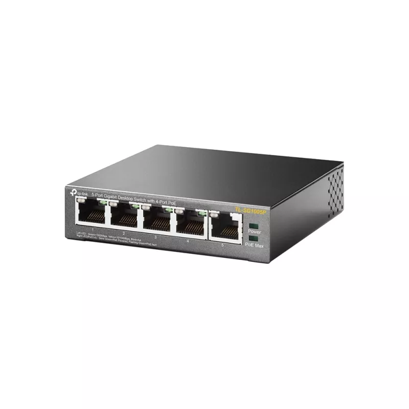 TP-Link - TL-SG1005P - 5-Port Gigabit Desktop Switch with 4-Port PoE - 209713 - 3