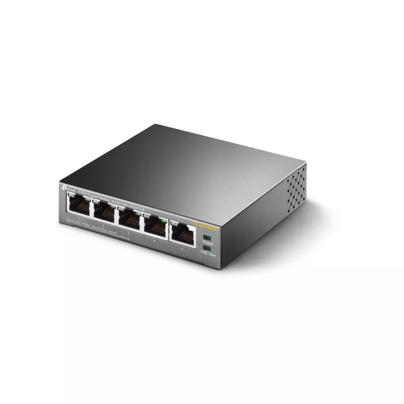 TP-Link - TL-SG1005P - 5-Port Gigabit Desktop Switch with 4-Port PoE - 209713 - 4