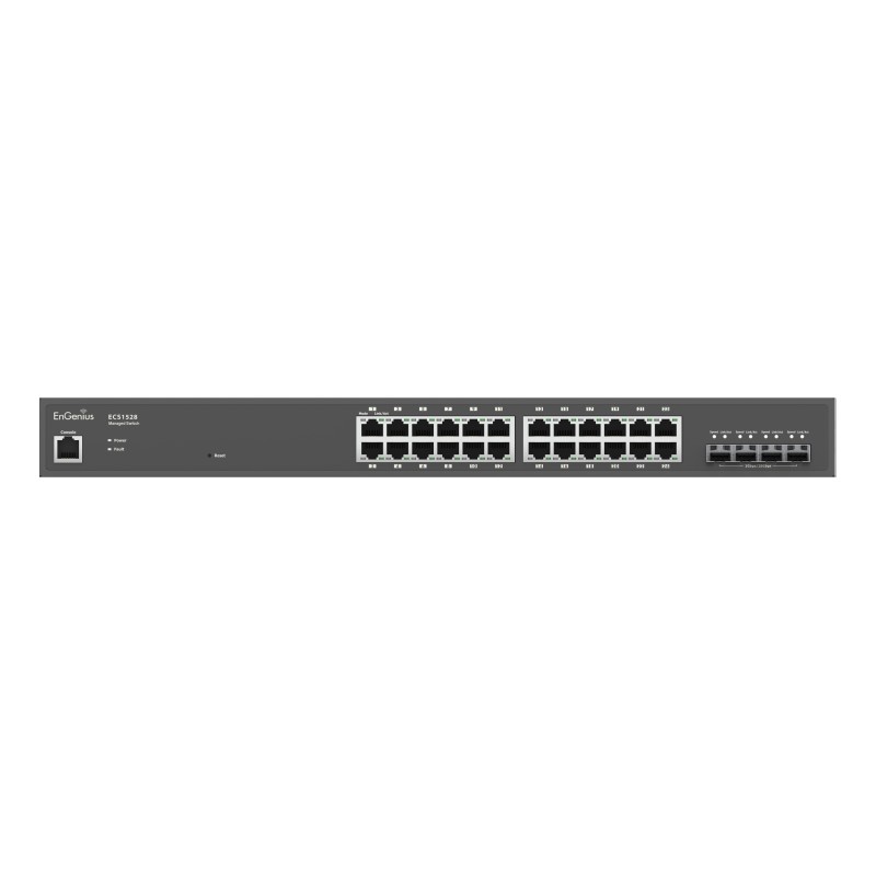 EnGenius Switch full managed Layer2+ 28 Port &bull 24x 1 GbE &bull 4x SFP+ &bull 19" &bull ECS1528 &bull EnGenius Cloud - 209986