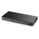 Zyxel Switch smart managed Layer2 50 Port &bull 48x 1 GbE &bull 2x SFP &bull 19" &bull GS1900-48 V2 - 210359 - 1