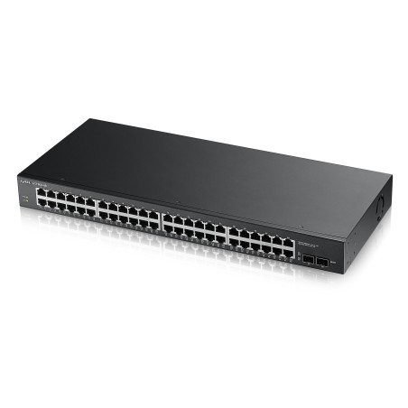 Zyxel Switch smart managed Layer2 50 Port &bull 48x 1 GbE &bull 2x SFP &bull 19" &bull GS1900-48 V2 - 210359 - 1
