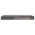 CommScope RUCKUS ICX8200-24P Switch, 24x10/100/1000 Mbps PoE+ ports, 4x25 GbE SFP28 stacking/uplink-ports, 370W PoE - 212051 - 1