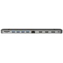 Plusonic USB-C Docking Adapter/Hub 9in1 with HDMI/DP/LAN/USB - 187492 - 2