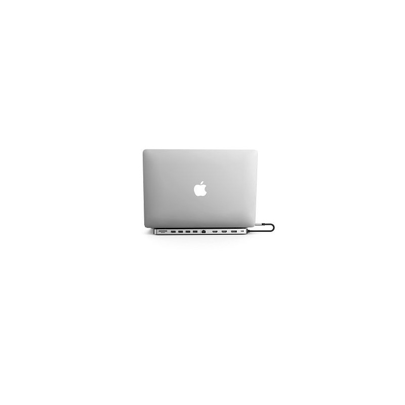 Plusonic USB-C Docking Adapter/Hub 9in1 with HDMI/DP/LAN/USB - 187492 - 5