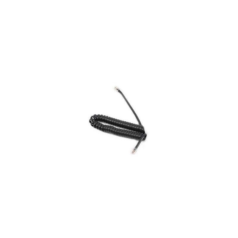 SNOM Ersatzhörerspiralkabel D3XX, 3XX Blau/Schwarz - 83731 - 1