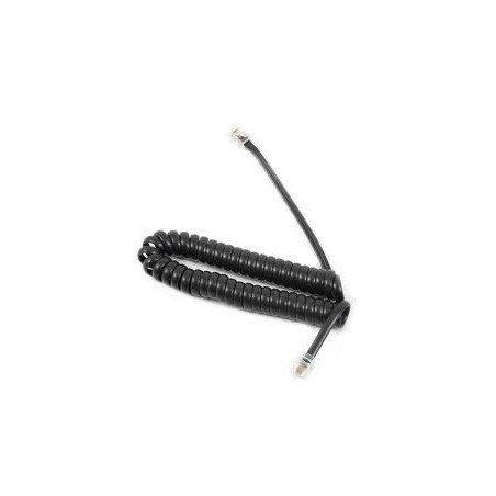SNOM Ersatzhörerspiralkabel D3XX, 3XX Blau/Schwarz - 83731 - 1