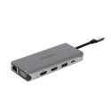 Plusonic USB-C Docking Adapter/Hub 8in1 with HDMI/VGA/LAN/USB - 187493 - 1