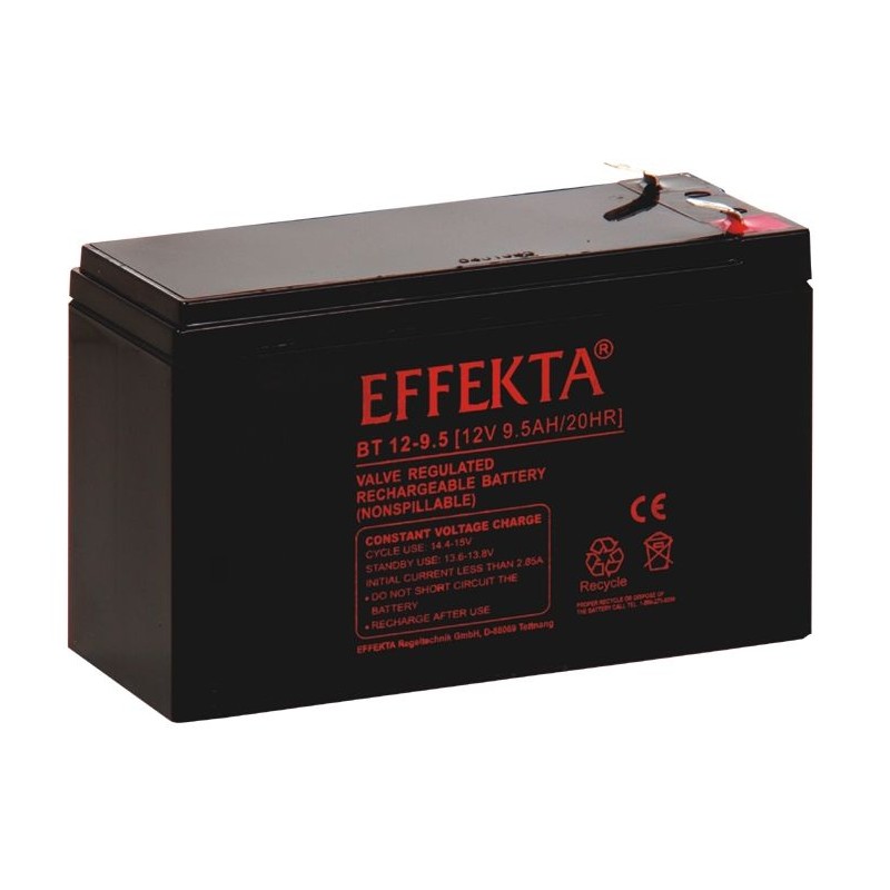 Effekta zbh. Akku, 12V-9.5AH, - 10996 - 1