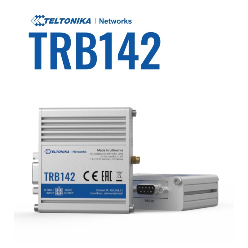 Teltonika · Gateway · TRB142 · LTE CAT4 RS232 - 163645 - 1