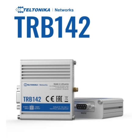 Teltonika · Gateway · TRB142 · LTE CAT4 RS232 - 163645 - 1