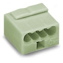 Wago Series 243- 4-conductor micro terminal (100 pieces) light gray - 131995 - 1