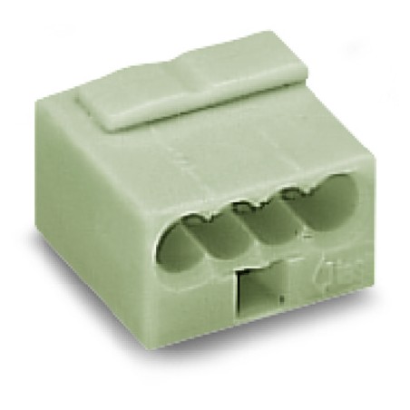 Wago Serie 243- 4-Leiter-Micro-Klemme (100 Stück) lichtgrau - 131995 - 1