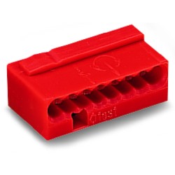 Wago Series 243- 8-conductor micro terminal (50 pieces) red - 140084 - 1
