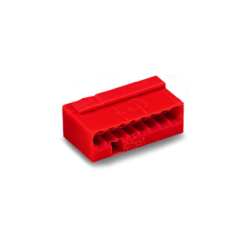 Wago Serie 243- 8-Leiter-Micro-Klemme (50 Stück) rot - 140084 - 1