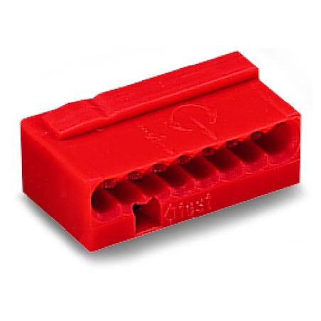 Wago Serie 243- 8-Leiter-Micro-Klemme (50 Stück) rot - 140084 - 1