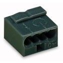 Wago Series 243- 4-conductor micro terminal (100 pieces) black - 140086 - 1