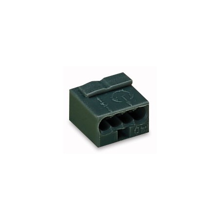 Wago Series 243- 4-conductor micro terminal (100 pieces) black - 140086 - 1