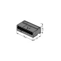Wago Serie 243- 8-Leiter-Micro-Klemme (50 Stück) schwarz - 140087 - 2