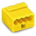 Wago Series 243- 4-conductor micro terminal (100 pieces) yellow - 140088 - 1
