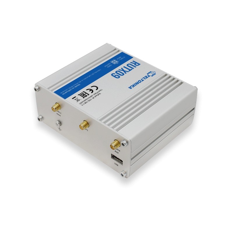 Teltonika · Router · RUTX09 · Industrial LTE Modem Router Cat6 "ONLY LAN" 300Mbps Down/42Mbps UP - 165162 - 4