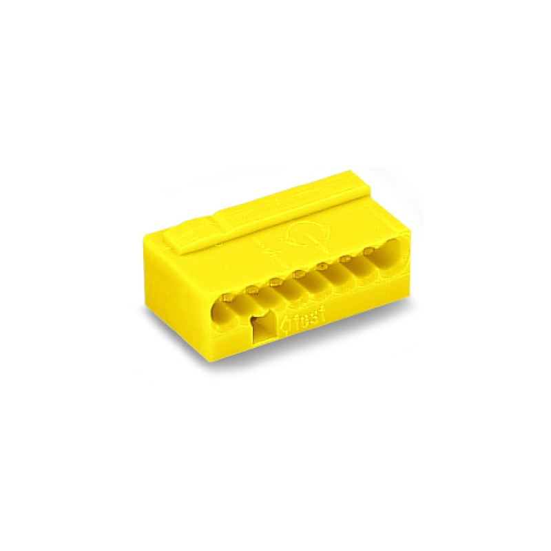 Wago Series 243- 8-conductor micro terminal (50 pieces) yellow - 140089 - 1