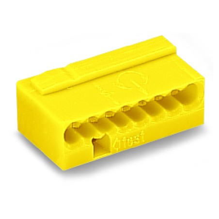 Wago Series 243- 8-conductor micro terminal (50 pieces) yellow - 140089 - 1