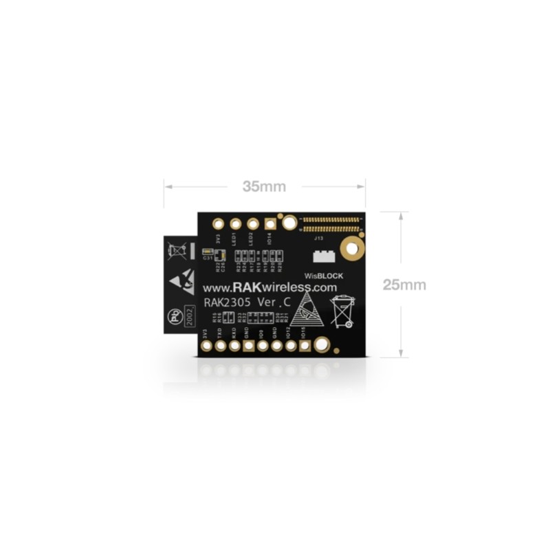 RAK Wireless · LoRa · WisBlock · Wi-Fi Interface Module · RAK2305 - 198505 - 4