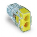 Wago Series 773-173 - 2-conductor terminal (100 pieces) transparent, cover yellow - 152265 - 1
