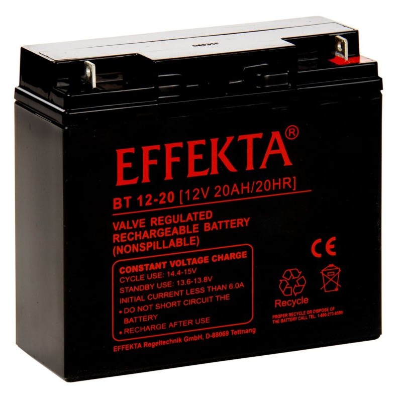 Effekta zbh. Akku, 12V-20AH, BT12-20 - 80722 - 1