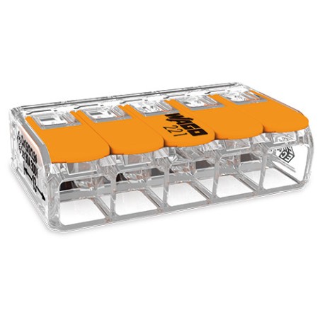 Wago Serie 221 - 5*6mm (15 Stück) - 159304 - 1