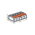 Wago Series 221 - 5*6mm (15 pieces) - 159304 - 3