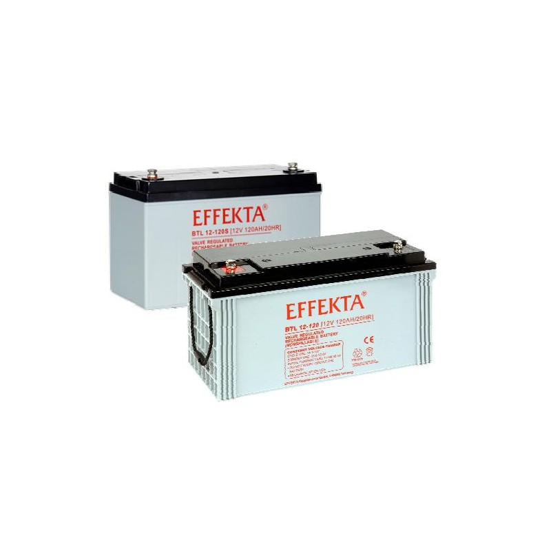 Effekta e.g. battery 12V/120Ah, 10-year batteries - 105246 - 1