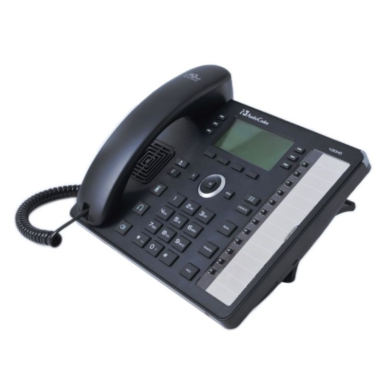 AudioCodes IP Phone 430HD, Gigabit, PoE, Black - 104862 - 1