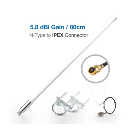 RAK Wireless · LoRa · Accessories · Fiber Glass Antenna · 5,8 dBi · EU868 · ipex - 198542 - 1