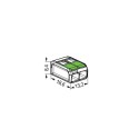 Wago Series 221 - 2*4mm (100 pieces) Green Range - 239957 - 3