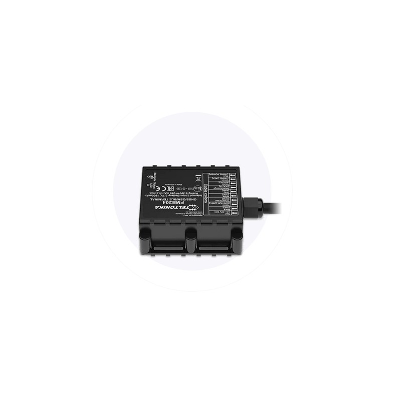 Teltonika · Tracker GPS · FMB204 · Vehicle · GNSS/GSM/BLE 4.0 · Waterproff - 192354 - 4