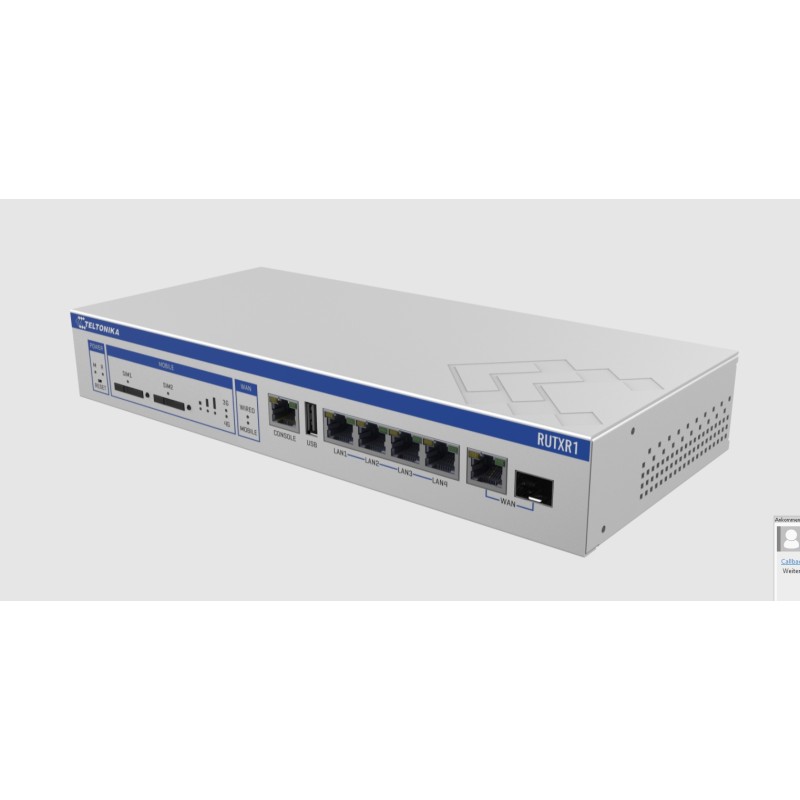 Teltonika · Router · RUTXR1 · SFP · LTE · WAN / 19" Winkel inklusive - 192860 - 2