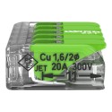Wago Series 221 - 5*4mm (25 pieces) Green Range - 239959 - 5