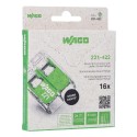Wago Series 221 - 2*4mm (16 pieces Retail) Green Range - 239960 - 1
