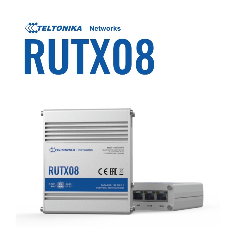 Teltonika · Router · RUTX08 · Ethernet Router - 193592 - 1