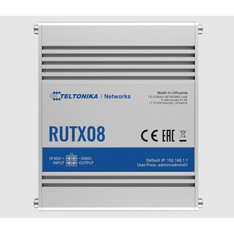 Teltonika · Router · RUTX08 · Ethernet Router - 193592 - 4