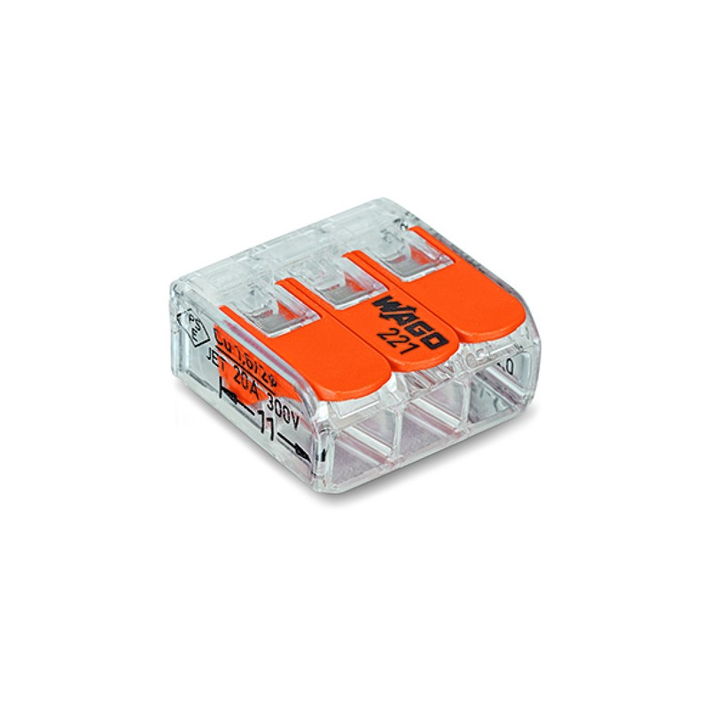 Wago Serie 221 - 3*4mm (12 Stück Retail) - 239965 - 2
