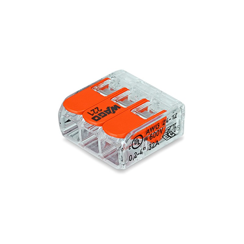 Wago Serie 221 - 3*4mm (12 Stück Retail) - 239965 - 3
