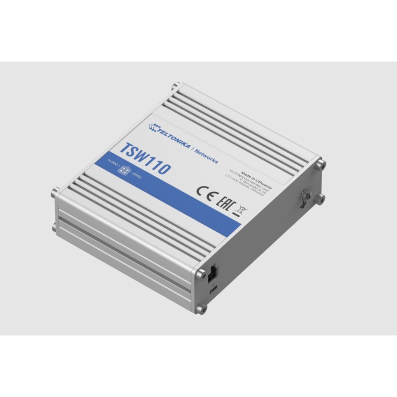 Teltonika · Switch · TSW110 · 5 Port Gigabit Industrial unmanaged Switch - 194053 - 3