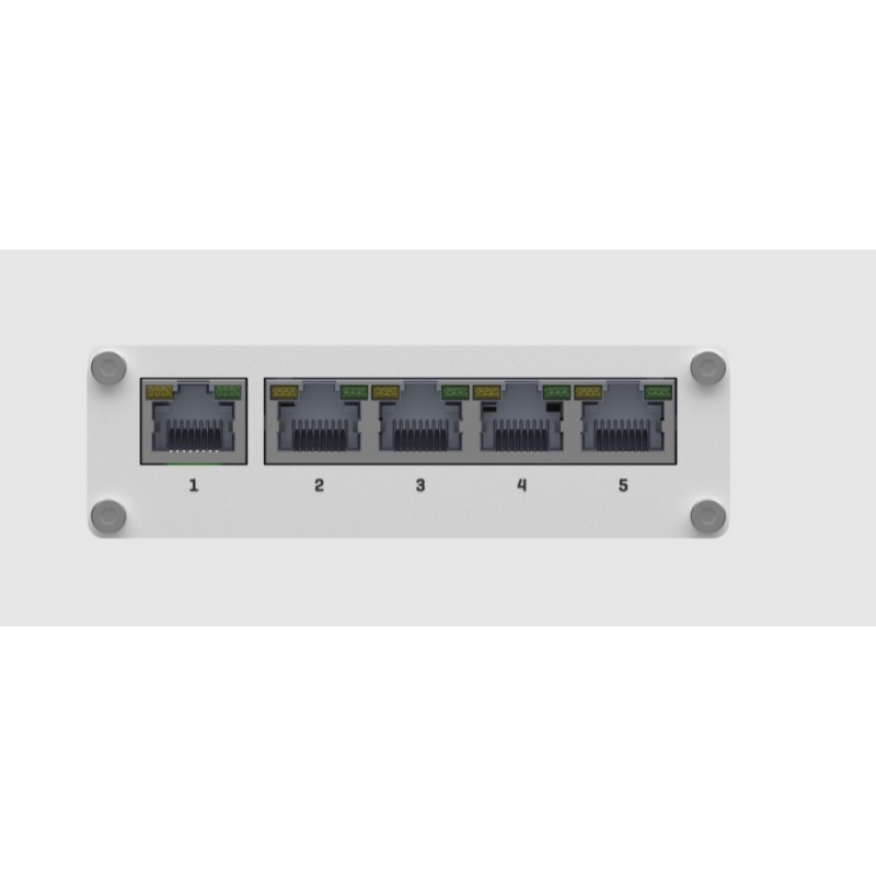 Teltonika · Switch · TSW110 · 5 Port Gigabit Industrial unmanaged Switch - 194053 - 5