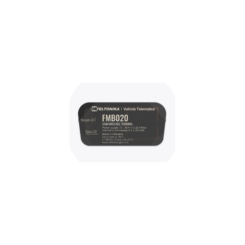 Teltonika · Tracker GPS · FMB020 · Fahrzeug · GNSS/GSM/BLE 4.0 - 195075 - 3